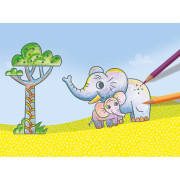 Penové pečiatky Moja savana Créa Lign