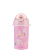 Hrnček so silikónovou slamkou a popruhom 450 ml Music Fest KikkaBoo