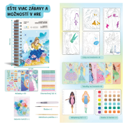 Fashion kreatívna kniha Magic Princesses