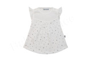 Dojčenské šaty krátky rukáv mušelín Hviezdičky Baby Service
