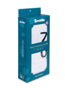 Míľniková mušelínová plienka/dečka 120x120 cm Boho, biela