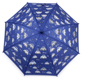 Detský dáždnik kúzelný modrá autá