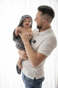 Detská osuška s kapucňou Maxi print 100 x 100 cm Babymatex