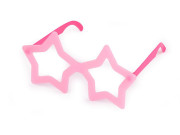 Párty/karnevalové okuliare neónové svietiace v tme