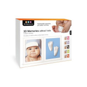 3D Memories odlievacia sada baby s dvoma bielymi rámčekmi