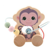 The Wildies Family drevená hračka s labyrintom Monkey 12 m+