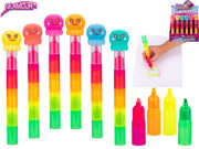 Glamour zvýrazňovač 18 cm päťfarebný chobotnice