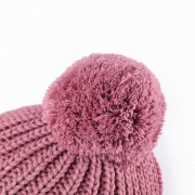 Čiapka pletená zaväzovacia brmbolca Outlast ® Staroružová