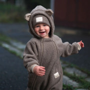 Rastúca zimná kombinéza Teddy fleece double Brown Esito