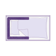 Vrkôčikový mantinel Signature 180 cm Träumeland