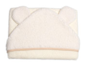 Dojčenská osuška s kapucňou a uškami Boucle 80x80 cm froté Baby Nellys