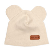 Bavlnená súprava pre bábätko do pôrodnice 6D Made with love béžová Baby Nellys Vel. 56