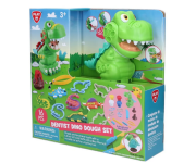 Modelína zubár dino set 4x56 g Playgo