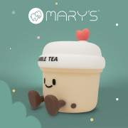 LED silikónová nočná lampička - Bubble Tea Mary's