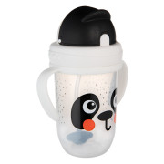 Hrnček nevylievací so slamkou a závažím BabiesBoo 270 ml panda Canpol babies