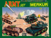 Stavebnica MERKUR Army Set 657ks