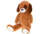 Pes plyšový 80 cm tmavo hnedý Plush Friends
