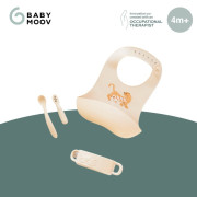 Silikónová jedálenská súprava Baby First meal set Mini Babymoov