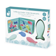 Mäkká obrázková knižka do vody Morský svet Janod