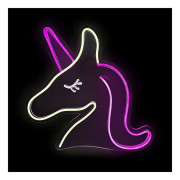 Led Neon Light lampička Jednorožec ružovobiely 2Kids Toys