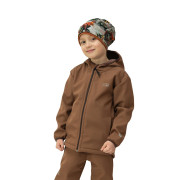 Detská softshellová bunda duo Brown - hnedá Esito
