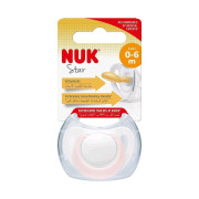 Latexový cumlík Star Nuk 0-6 m