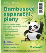 Bambusové separačné plienky T-Tomi