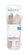 Prvé lyžičky silikónové 2 ks s puzdrom Beaba