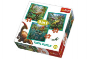 Puzzle 3v1 Svet Dinosaurov