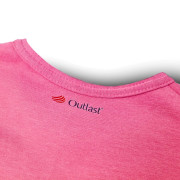 Šaty tenké s krátkym rukávom Outlast® UV 50+ jahodovej Little Angel