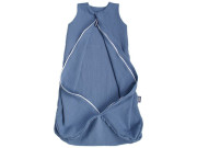 Letný 3D spací vak mušelín modrý