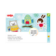 Kreatívna súprava Prvé nalepovanie zvieratka v snehu Haba