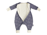 Merino spací vak s nohavicami a odopínacími rukávmi Šedé ovečky Kaarsgaren