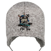 Viazacia čiapka podšívka wellsoft Lietadlo šedá RDX