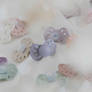 Infinity symetrické cumlíky silikón 6 - 36 mesiacov 2 ks Bibs