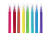 Zamatové omaľovánky Zvieratká 6 obrázkov 8 fixiek Tookyland