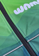 Softshellová bunda detská Mozaika zelená Wamu