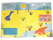 Plstené samolepky - Dinosaury - kniha aktivít