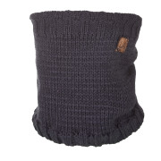 Nákrčník pletený hladký LA detský Outlast ® Antracit