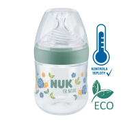 For Nature fľaša s kontrolou teploty 150 ml Nuk