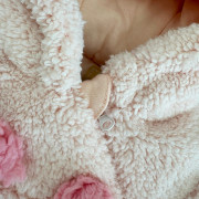 Zimná dievčenská dojčenská kombinéza Pidilidi Pink