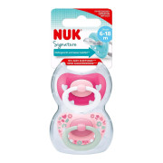 Silikónový cumlík Signature Nuk 2 ks 6-18 m