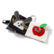 Kontrastná, senzorická textilná knižka Mouse