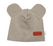 Bavlnená súprava pre bábätko do pôrodnice Made with love, tm. béžová Baby Nellys