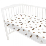 Prestieradlo do postieľky 120 x 60 cm, bavlna Bábätku