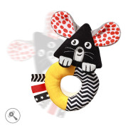 Kontrastné. zmyslová hrkálka Mouse Baby Ono