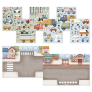 Knižka so samolepkami Doprava Jim Little Dutch