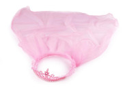 Venček/korunka do vlasov so závojom