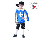 Kostým na karneval mušketier, 130 - 140 cm