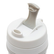 Silikónový skladací hrnček sivý 350 ml, 2 v 1 New Baby